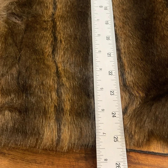 Denim & Co Reversible Denim Faux Fur Vest Size M - Picture 14 of 16